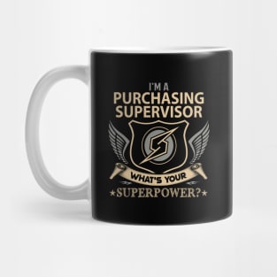 Purchasing Supervisor T Shirt - Superpower Gift Item Tee Mug